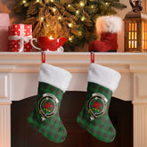 Clan Primrose Tartan Crest Christmas Stocking SQ20 Primrose Tartan Tartan Stocking